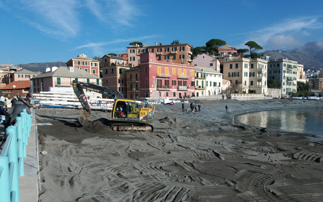 Vernazzola: A.S.Ter sta intervenendo per rimettere la spiaggia in sicurezza